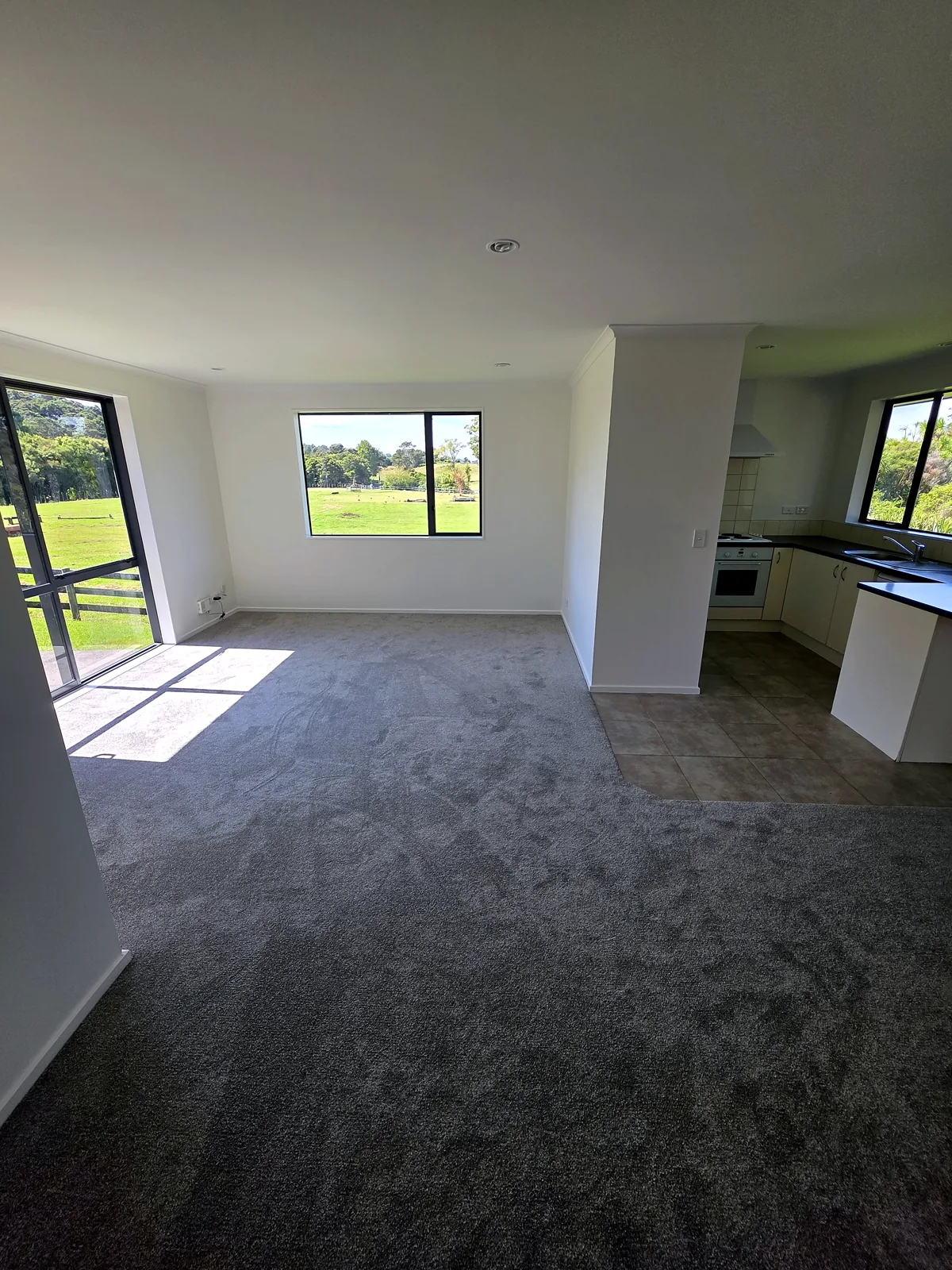 Refreshed interior after repaint and recarpet, Auckland